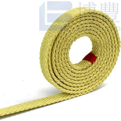 Size 5*3mm/6*3mm Glass tempering furnace high temperature rope 300m per roll