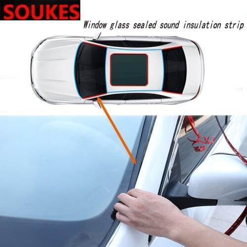 Car Windshield Edges Gap Rubber Sound Seal Strip Sticker For BMW E46 E39 E90 E60 E36 F30 F10 E34 X5 E53 E30 F20 E92 E87 M3 M4 M5