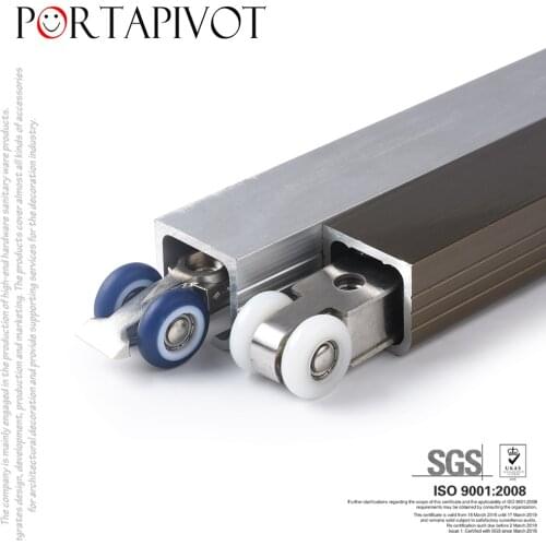 Pulley 4-Wheel Hanging Wheel Sliding Barn Door Wheel Accessories Hanging Sliding Pulley Accessories