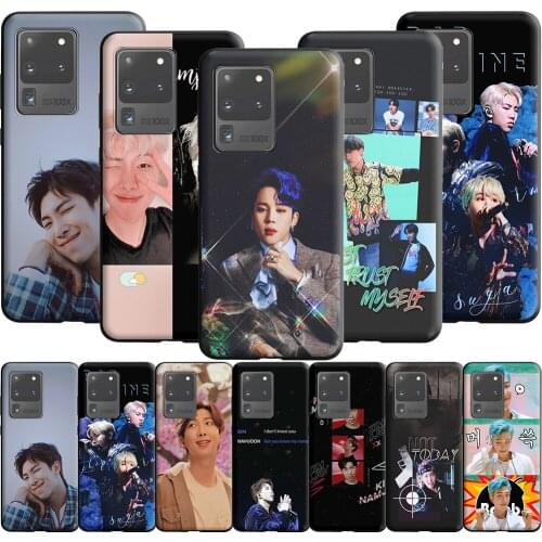 RM Kpop Silicone Case for Samsung Galaxy Note 20 10 9 8 S20 Fe S10 S10E S9 S8 Plus Ultra Lite S7 Edge