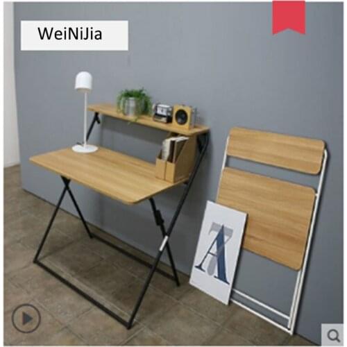 Folding desk desk portable simple desk home learning desk small table folding computer desk