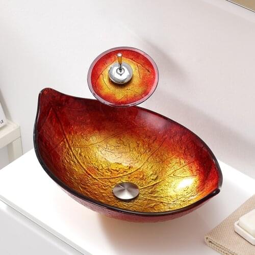 Glass washbasin, bathroom washbasin, personalized art basin, above counter basin, small bathroom, above counter basin