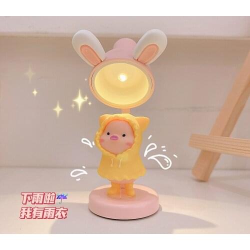 LED Night Light Desk Lamp Table Bedroom Birthday Gift Childrens Nightlight Toy Living Room Home Party Decoration Rabbit Pig Dog