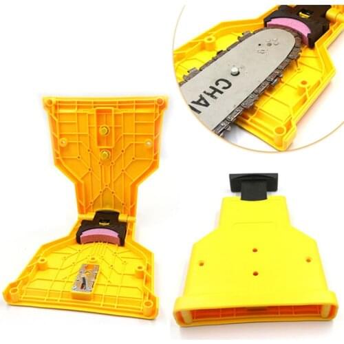 Universal Chainsaw Portable Teeth Sharpener Saw Chain Bar-Mounted Fast Grinding Sharpening Grinder Woodworking Tool Parts