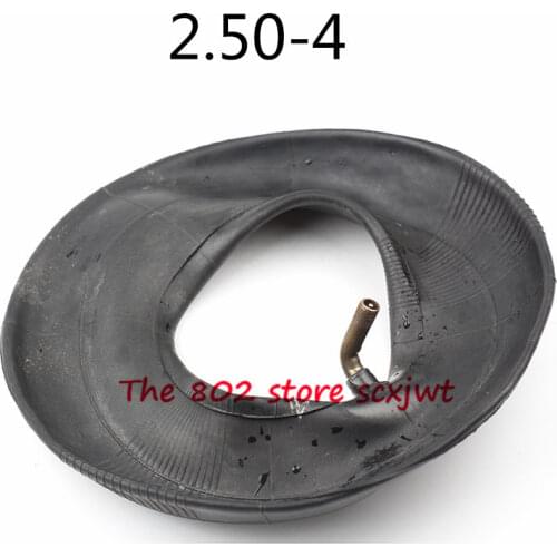 High quality Motorcycle tire Inner Tube 2.50-4 250-4 250-4 Tire metal valve Tube For Gas & Electric Scooter Bike