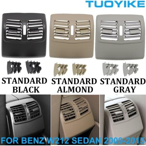 Rear AC Air Conditioner Vent Grille Panel Cover Replacement Square Shape NEW MODEL For Mercedes BENZ W212 E-Class Sedan 2009-15