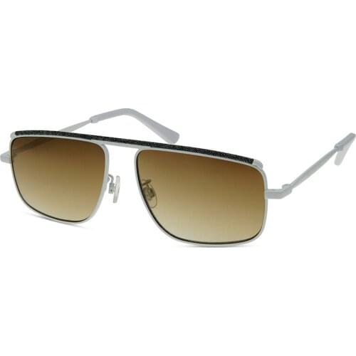 Sexy Cat Eye Ladies Metal Sunglasses Gradient Lens High Quality Fashion Full Frame Brand UV400 Glasses Retro Stainless Steel