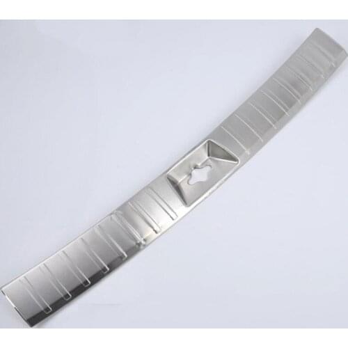 For KIA Sportage R 2018 Stainless Steel 1PC Car Trunk Inner Rear Tail Box Bumper Pedal Plate Panel Cover Trims Moldings