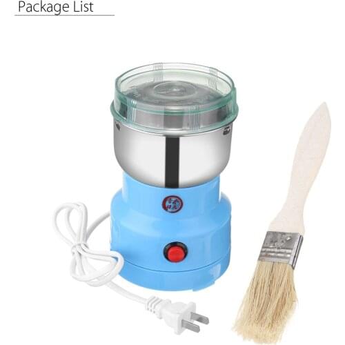 220V NEW DIY Tool Household Electric Herbs Spices Nuts Grains Coffee Bean Grinder Mill Grinding Medicine Flour Powder Crusher