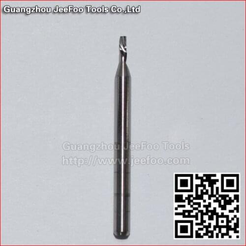 3.175*1.5*3 Carbide Tools For Acrylic / one flute spiral bits / left cnc router cutters/single flute sprial end mill AA series