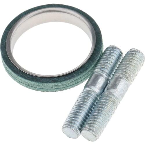 5 Pieces Metal Exhaust Studs Nuts Gasket Sets for GY6 50cc - 150cc QMB139 ATVs Go Karts Moped Quad