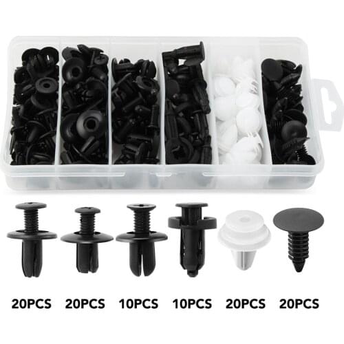 6 Size 100pcs Auto Fastener Clip for renault arkana duster logan 2 kaptur sandero laguna 2 kangoo megan 3
