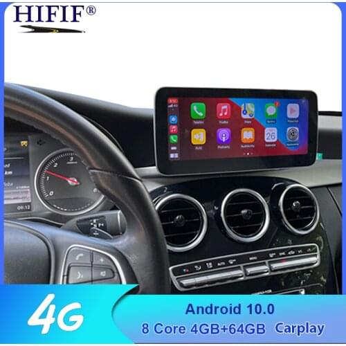Andriod 10 Android Display 4G 10.25/12.5 inch for Benz CLA GLA A Class W176 2012-2015 Car Radio Screen GPS Head UP Touch Screen