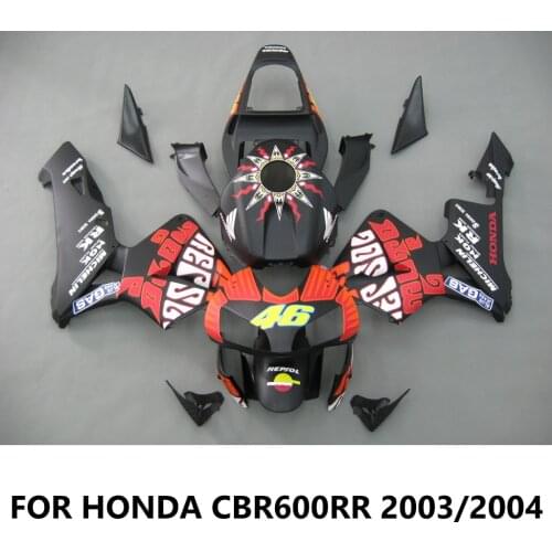 Artudatech Moto Fairing Kit Bodywork ABS for HONDA CBR600RR 2003 2004 fairing repsol CBR 600 RR