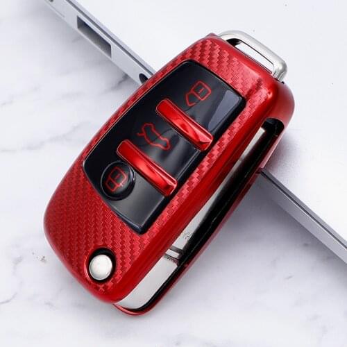 TPU Car Key Case Cover Protector Protection Auto FOB Accessories For Audi A1 A3 A4 A5 C6 A7 A8 R8 Q7 A6 C5 2018 2019 2020 2021