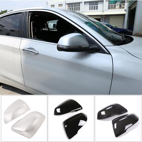 2 Pcs For BMW 2 Series F45 F46 Gran Active Tourer 2015-2017 Car Accessories ABS RearView Mirror Cover Trim For BMW X1 2016-2019
