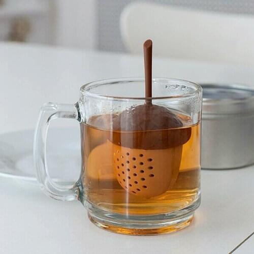 Gadgets Silicone Kitchen Accessories Acorn Shape Herbal Filter Tea Tools Tea Bag Strainer Tea Infuser