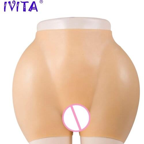 IVITA Artificial Silicone Fake Vagina Shorts Buttock Crossdressing Panty for Crossdresser Transgender Drag-Queen Shemale
