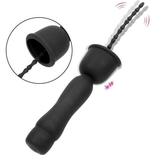 Catheters Sounds Urethral Dilators 16 Mode Vibrator Penis Plug Silicone Sex Toys for Men Medical Themed Toys