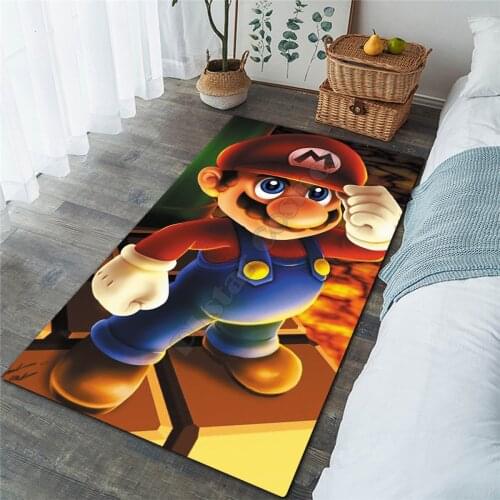 Super Mario Sonic carpet Square Anti-Skid Area Floor Mat Rug Non-slip Mat Dining Room Living Soft Carpet Kids Cartoon Game Mat 6