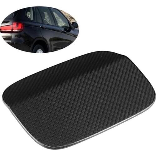 Fuel Tank Cover Trim Gas Cap Lid Decoration Fit for X5 E70 2007 2008 2009 2010 2011 2012 2013 Carbon Fiber