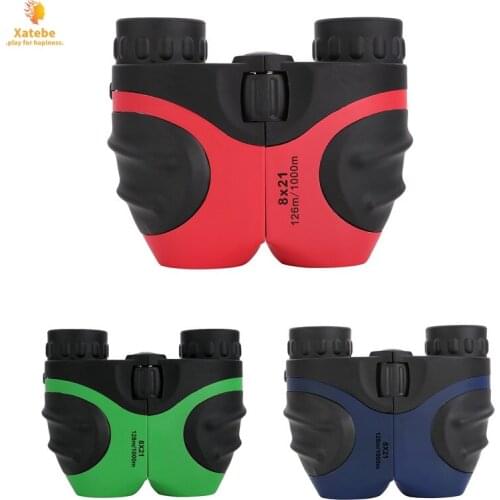 New Mini Binoculars Compact Telescope Kid Gift Toys for Children Scope Angle Zoom Cute 3Colors Portable tourism Lovely small