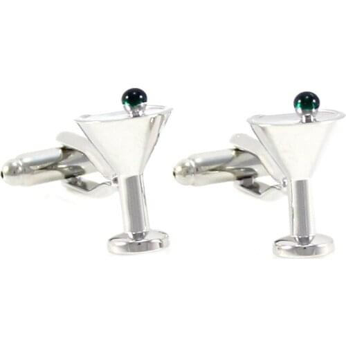 Mens Novelty Martini Glass Cuff Links Cocktail Cuff Links Wine Glass Cuff Links