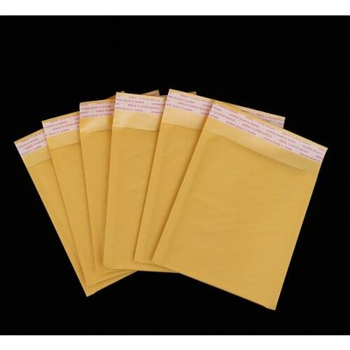 Kraft Paper Bubble Envelopes Bags Mailers Padded Shipping Envelope With Bubble Mailing Bag Drop Shipping Use for Menstrual Pads