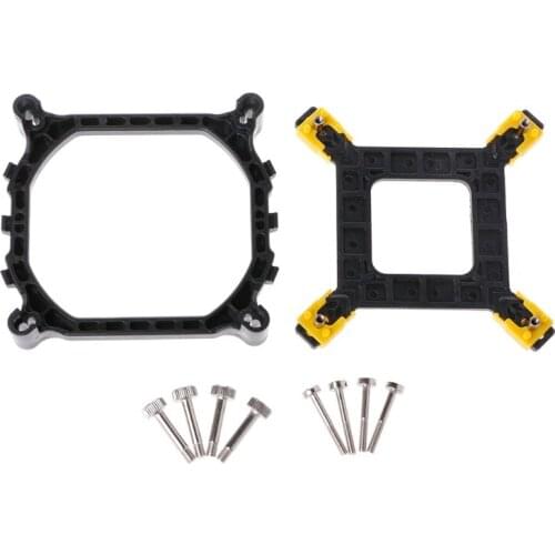 PC Computer CPU Heatsink Mounting Bracket Holder Base Backplate Kit For 115X/1366/2011