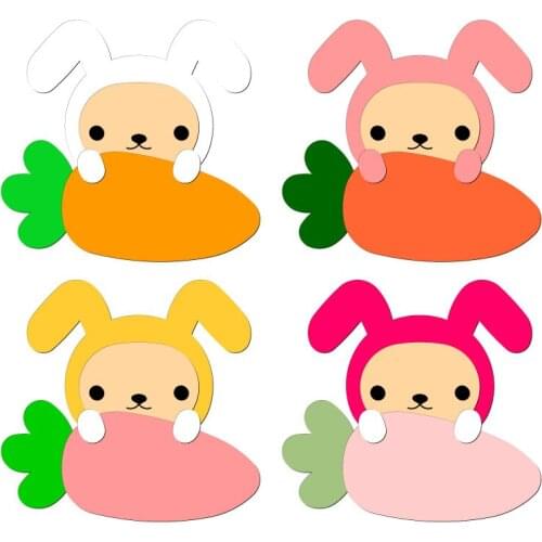 New rabbit Wooden Die Scrapbooking C2742 Cutting Dies Multiple Sizes Compatible with most die cutting machines