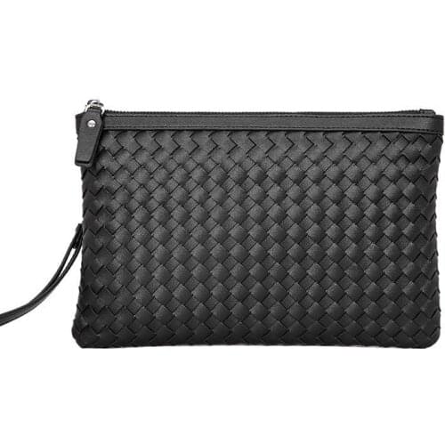 Wowen Leather Mens Clutch Bags for Men Business Clutch PU Leather Hand Bag Male Large Purse Wallet Luxury Clutches Men Handbags