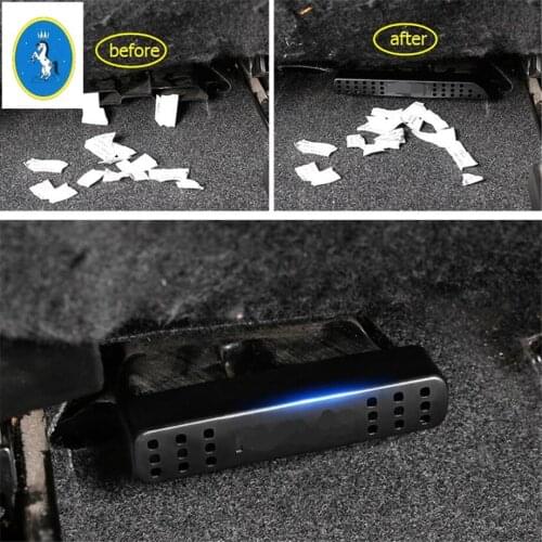 Yimaautotrims Auto Accessory Seat Under Dust Plug Air Condition AC Outlet Vent Cover Trim Fit For TOYOTA RAV4 RAV 4 2014 - 2018