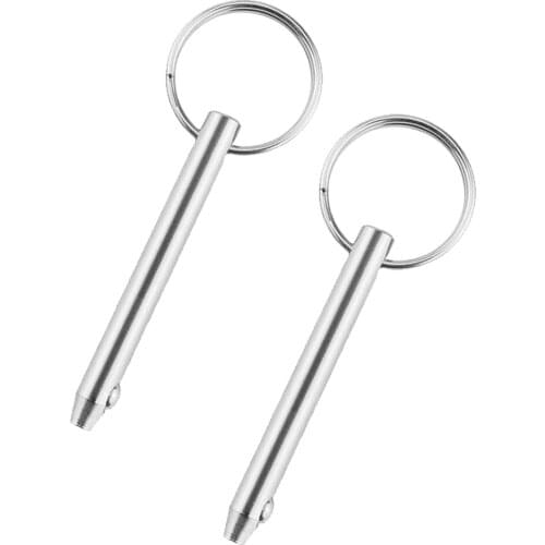 2 Pieces 316 Marine-Grade Stainless Steel Quick Release Pin for Boat Top Deck Hinge