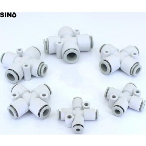 SMC TYPE one-touch fittings + 4 way KQ2TW04-00 KQ2TW06-00 KQ2TW08-00 KQ2TW10-00 KQ2TW12-00 Pneumatic fittings
