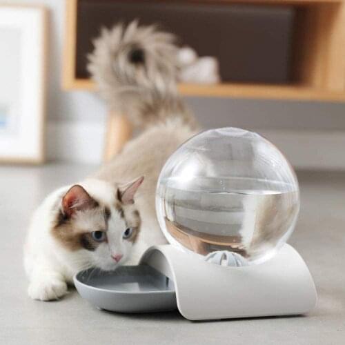 2.8L Fountain Bubble Automatic Cat Water Feeder Drinking Bowl for Pets Water Dispenser Large Cat Drinker No Electricity