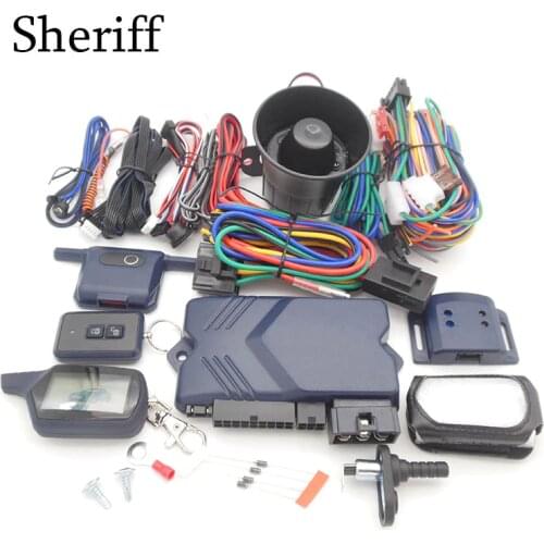 Russia version A91Two-way car alarm system with remote engine start for starline A91 2-way car alarm system A91 free shipping