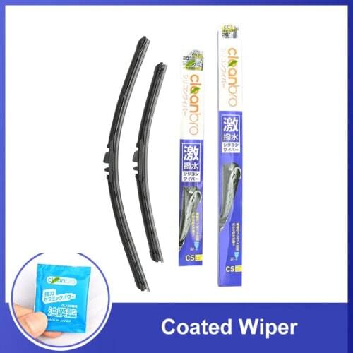QHCP 2Pcs Silicone Coated Car Windscreen Wipers Blades Windshields Strips For Toyota Camry2018-2020 Avalon 2019 2020 Accessories