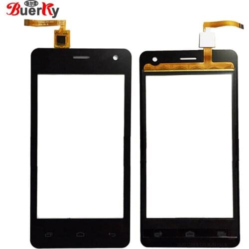 BKparts 100% Tested 10pcs For Bitel 8408 B8408 Touch Screen Touch Panel Glass Sensor Digitizer Replacement With