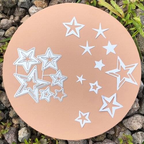 CH 2021 New Arrival Stars Metal Cutting Dies Stencils for DIY Scrapbooking/photo Album Decorative Embossing DIY Paper Card