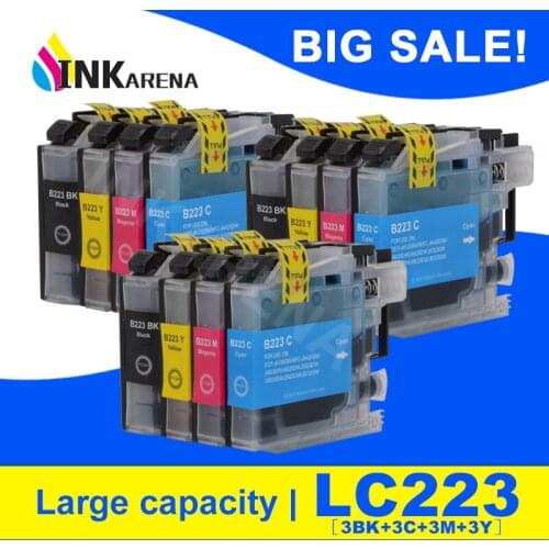 LC223 Ink Cartridge Compatible For Brother LC223 XL MFC J4420DW J4620DW J4625DW J5320DW J5620DW J5625DW Printer Cartrdges LC223