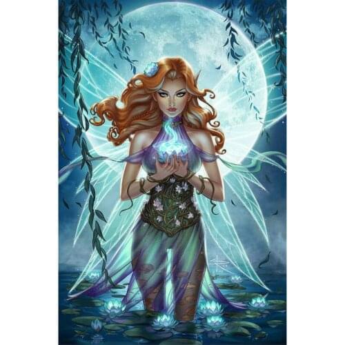 Diy Diamond painting cross stitch full square diamond mosaic girl portrait pattern rhinestones 5d diamond embroidery picture