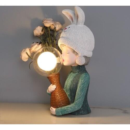 Designer Living Room Childrens LED Table Light Internet Celebrity Decoration Table Lamps Nordic Study Bedroom Bedside Desk Lamp