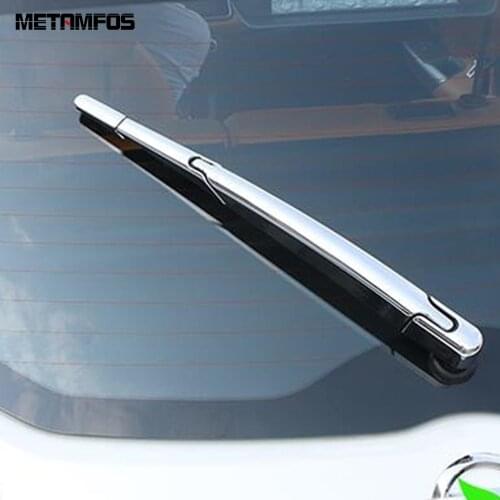 For Nissan Kicks 2017-2019 2020 Chrome Rear Window Wiper Cover Trim Windscreen Wash Clean Strip Exterior Accessories Car Styling