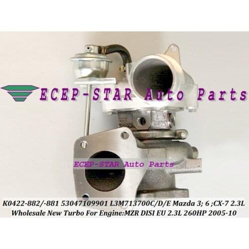 K0422-882 K0422 882 K0422-881 881 53047109901 L3M713700C L3M713700D E Turbo For Mazda 3 6 CX-7 2005-10 2.3L MZR DISI EU 260HP