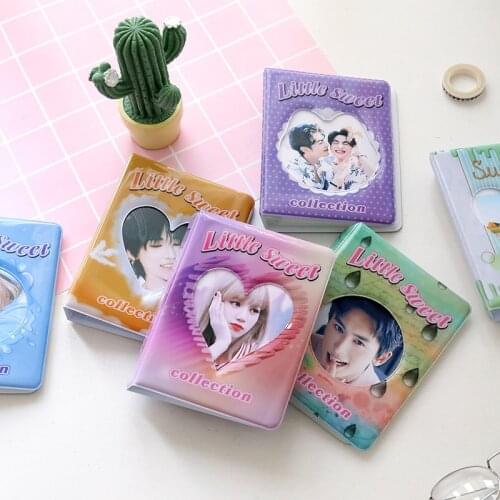 2x3 Inch 64 Pockets Photo Album for Fujifilm Instax Mini 11 9 7s 8 25 Hollow Out Baby Memory Book Bts Photocard Name Card Holder