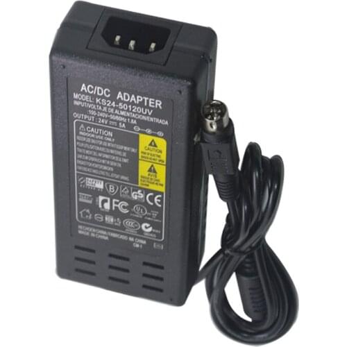 24V 5A 6A Switching Power Supply 4 needle LCD Power Supply AC DC Adapter