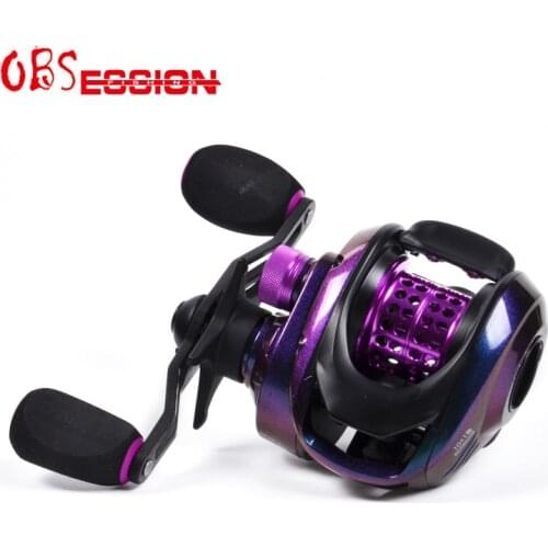 OBSESSION 7.1:1 Baitcasting Reel Magnets Braking 6KG 8LB Max Drag 10+1 Bearings Saltwater Casting Reel 160g UltraLight Reel