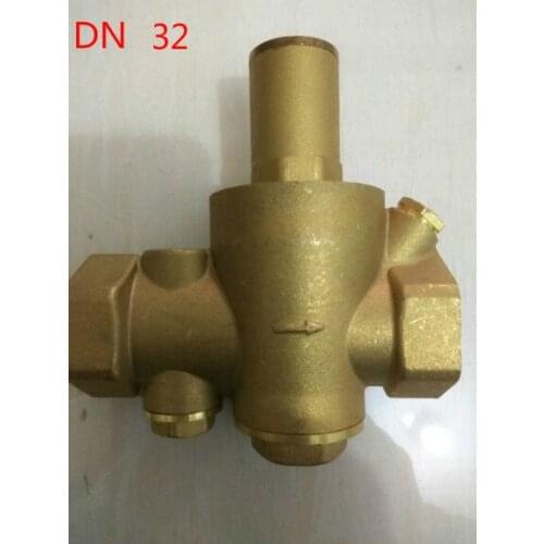 Brass DN32 1 1/4" Water Pressure Regulator Valves Without Pressure Gauge Pressure Maintainig Valve Water Pressure Reducing Valve