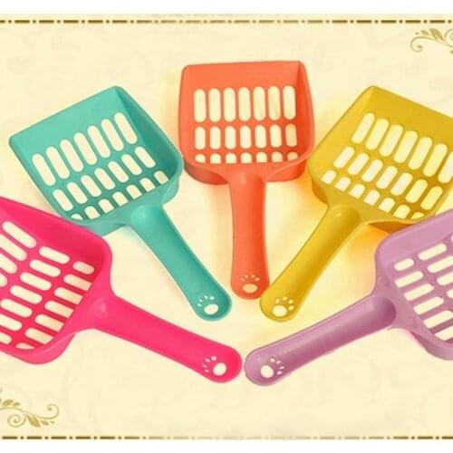 Hot Sale New Extended PP Cat Litter Scoop Picker Shovel Sand Waste Cleaning Tool Random Color