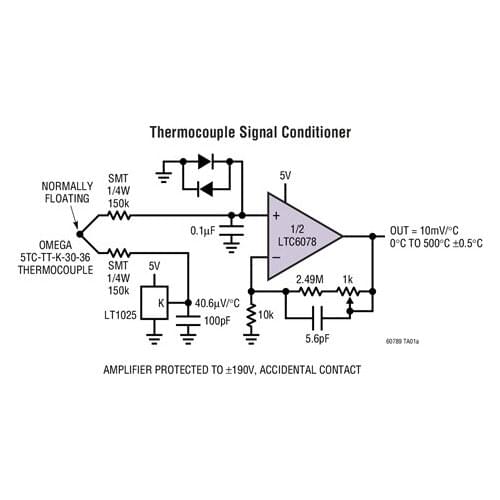 LTC6078CMS8 LTC6078IMS8 LTC6078HMS8 LTC6078 LTAJZ - Micropower Precision, Dual CMOS Rail-to-Rail Input/Output Amplifiers